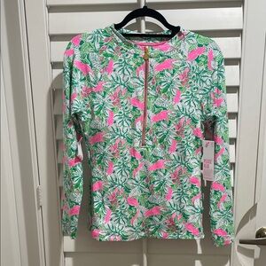 Lilly Pulitzer nayte rash guard top